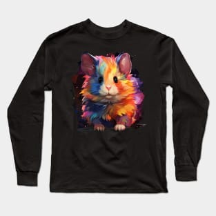 Hamster Rainbow Long Sleeve T-Shirt